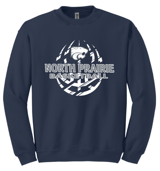 Adult Basketball Crewneck Sweatshirt