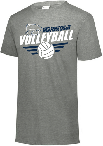 Adult North Prairie Cougars Volleyball Short Sleeve