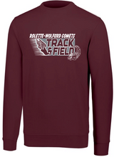 Load image into Gallery viewer, Rolette-Wolford Comets Track &amp; Field Crewneck Sweatshirt