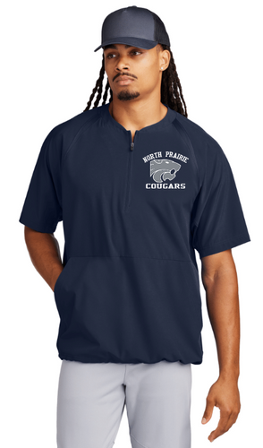 Adult North Prairie Cougars 1/4zip Short Sleeve
