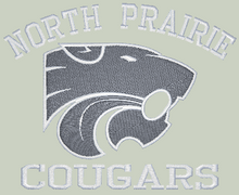 Load image into Gallery viewer, Adult North Prairie Cougars 1/2zip Hoodie