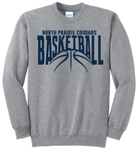 Load image into Gallery viewer, Adult Basketball Crewneck Sweatshirt