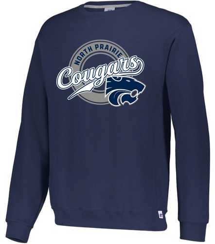 Youth North Prairie Cougars Crewneck Sweatshirt