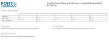 Load image into Gallery viewer, Youth Port &amp; Company Fleece Hooded Sweatshirt
