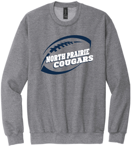 Youth Gildan Football Crewneck Sweatshirt