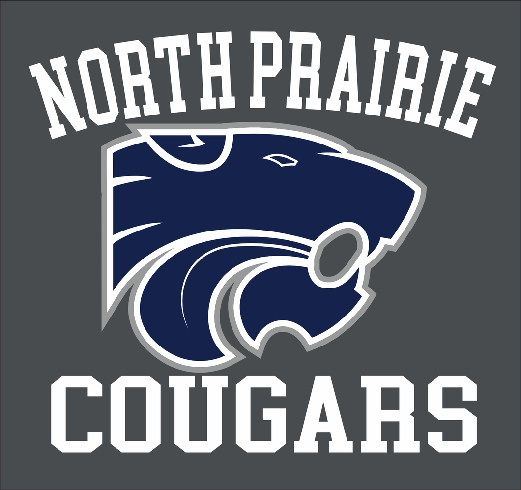 North Prairie Cougars Travel Blanket